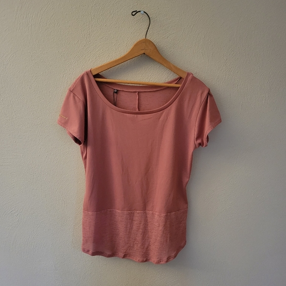 Gymshark Whitney Longline Workout Tee Pink Haze Size Small - Picture 2 of 8